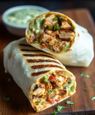 Chicken Shawarma With Double Sausage