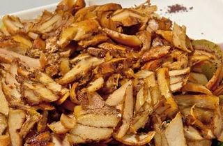 Porcja gyrosa bez dodatków