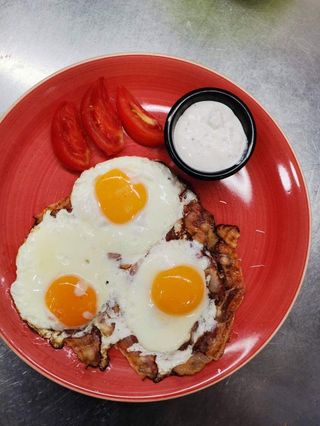 Bacon and eggs