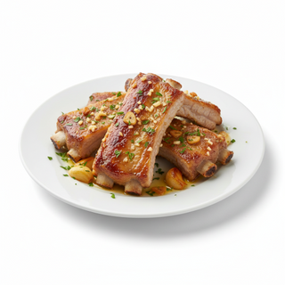 Costilla Al Ajillo (Ración)