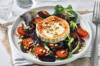 Ensalada de queso de cabra