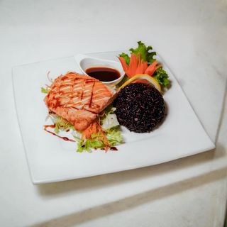 Salmon teriyaki