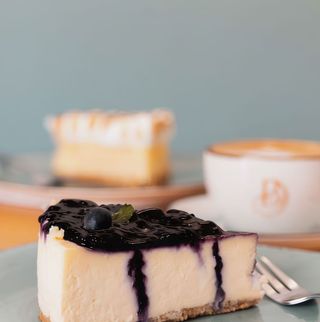 New York cheesecake de arándanos