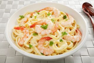 Penne À La Crème De Crevettes
