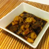 32A.Gambas Con Champiñón Y Salsa De Ostras