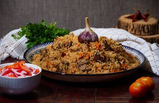 Beef Pilau + Salads