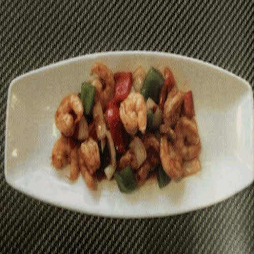 34. Gambas en salsa Picante Wok