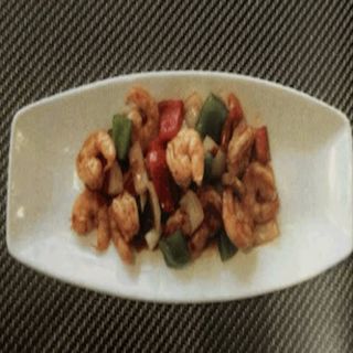 34. Gambas en salsa Picante Wok