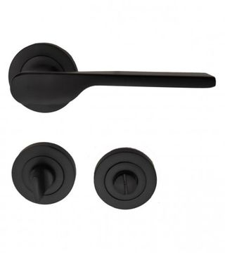 (209366) Kvaka sa štitom za kupatilo Petra Black AL9504503