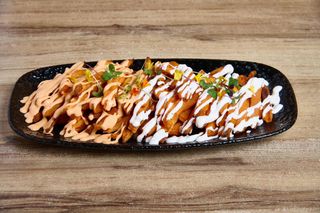 Boniatas Bravas A Las Dos Salsas