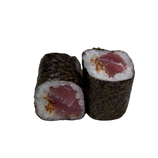 27. Hosomaki De Atún Y Cebolla Frita (8 Pzs.)