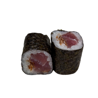 27. Hosomaki De Atún Y Cebolla Frita (8 Pzs.)