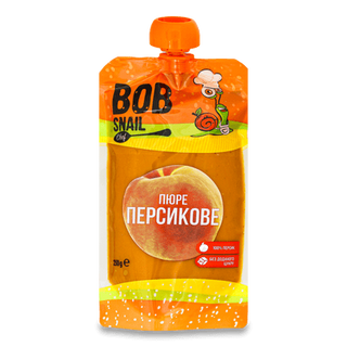 Пюре Bob Snail персикове (250г)
