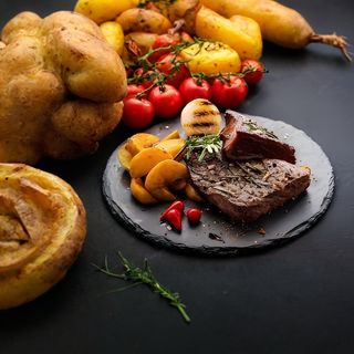 Steak De Bœuf Grillé Au Poivron