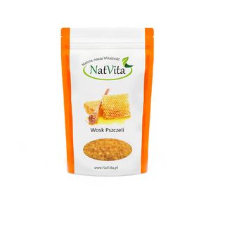 Wosk pszczeli naturalny pastylki 100 g NatVita