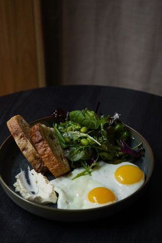 Козацький сніданок з яєчнею