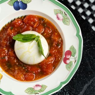 Burratina cu roșii cherry agrodolce (roșii dulci-acrisoare) 225 gr