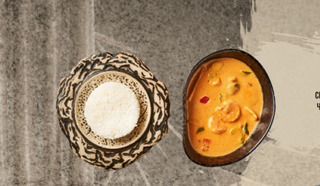 Скариди с червено къри