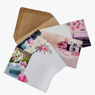 Tarjeta Vintage con sobre