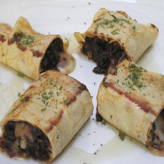 Crepe De Morcilla Al Horno