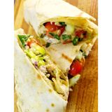Avocado chicken wrap