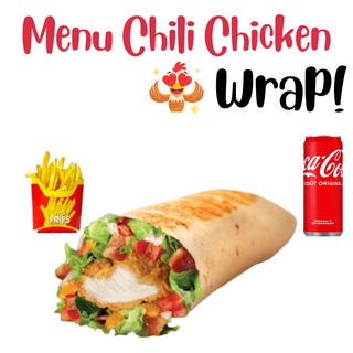 Menu Chili Chicken Wrap