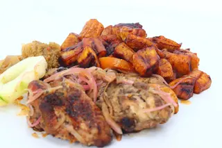 Alloco + 3 Brochettes