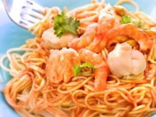 Spaghetti Aux Crevettes Et Thon