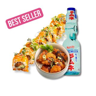 Sunset Harmony + Karaage Chicken + Bebida