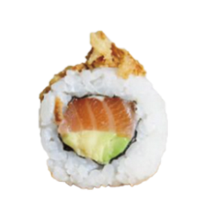 93. Crazy salmón roll（4piezas）