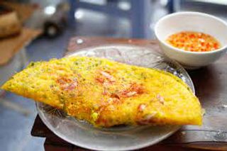 Omelette con gamberi