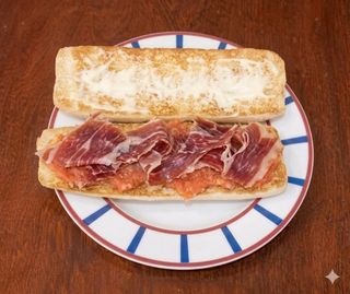 Bocadillo De Jamón Ibérico De Cebo