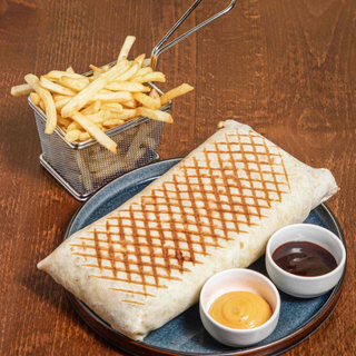 Tacos Cordon Bleu avec frites