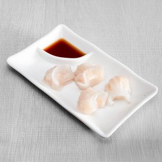 05. Ravioli con gamberi al vapore