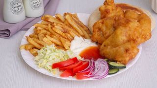 Meniu șnițel de pui dublu