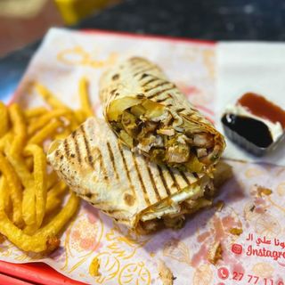 Malfouf اطايب الشام mahboul + Frites + Soda