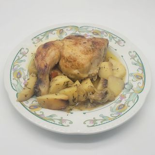 Asado De Pollo Con Patatas