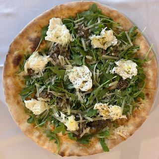 Pizza Porcini y Grana (33 cm)