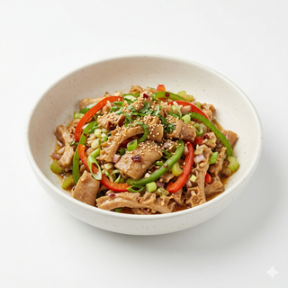 Callos de cerdo salteado (爆炒猪肚)