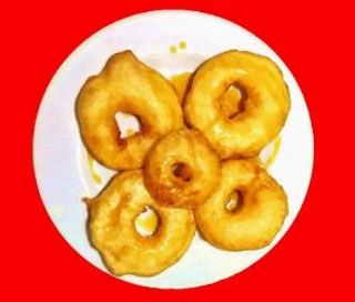 Maçã Frita com Mel