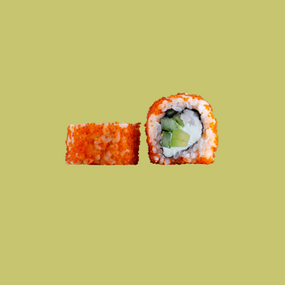 California Rolls Tobiko Roll