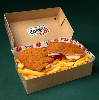 Cachopo con patatas
