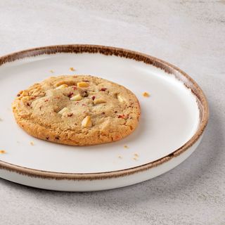 Cookie Branco e Framboesa