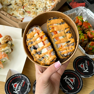 С копченим лососем (370г)