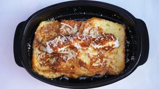 ფრანგული ტოსტი კრემყველით