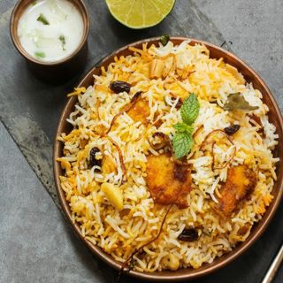 Plato biryani