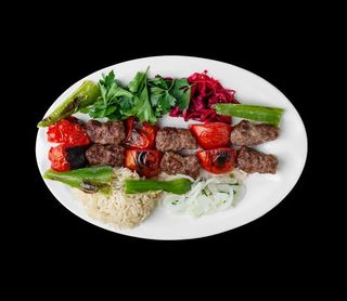 Кебаб с помидорами