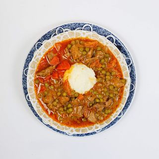 Teletina s bižima i pireom