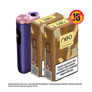 Starter Kit glo™ Hyper PRO Purple Sapphire + neo Golden Tobacco