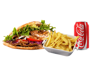 Menú Kebab Solo Carne